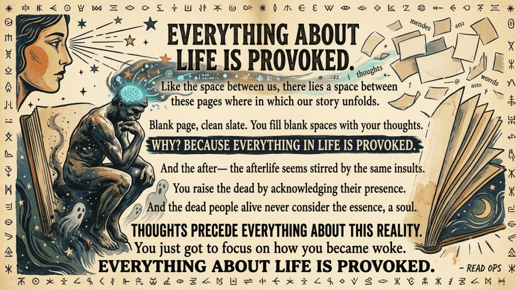 Everything About Life Is&nbsp;Provoked