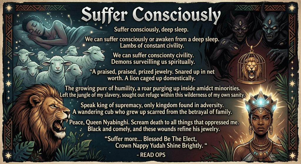 Suffer Consciously
